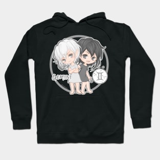 Chibi Zodiac Gemini Hoodie